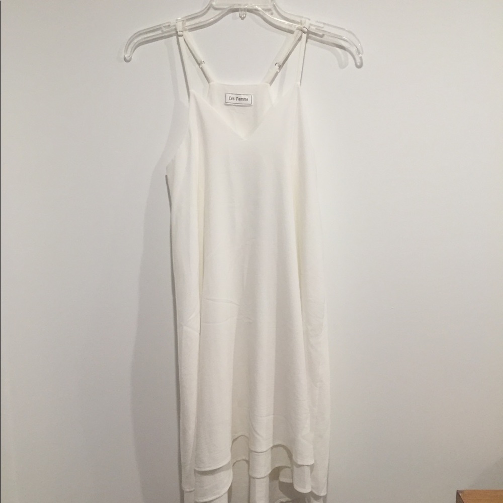 White boutique dress
